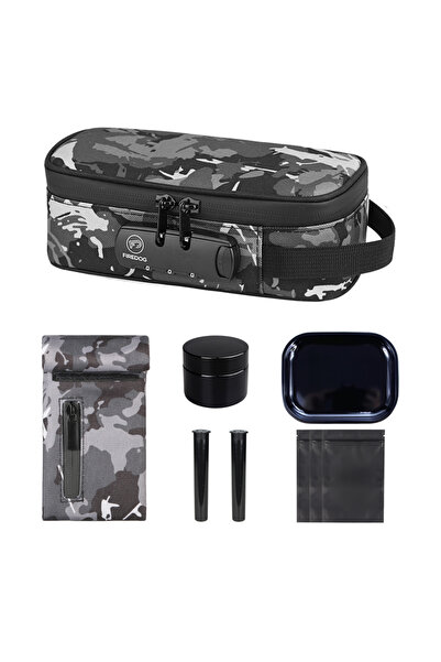 Choice Black Kit Smell Proof Bag with Lock Activated Storage Carbon Lining Sm...