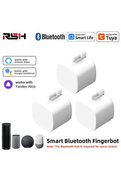 Choice 3 قطع من روبوت الأصابع اللاسلكي RSH Tuya بتقنية بلوتوث، أبيض اللون، مز...