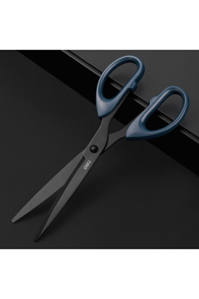 Deli Blue 1PC Professional Office Scissors 180mm Heavy Duty Scissors with Bla...