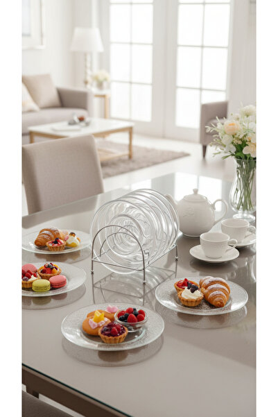 Generic طقم أطباق تقديم حلويات ومكسرات متعددالاستخدامات