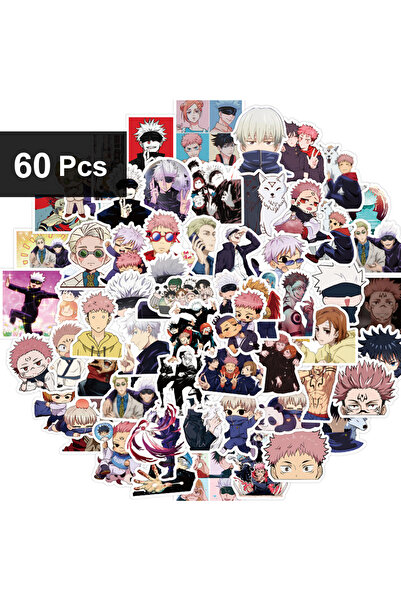 Choice عبوة واحدة (60 قطعة) 30/60/180 قطعة ملصقات كرتونية لطيفة لشخصيات جوجوت...