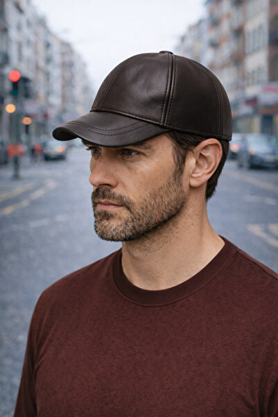 PaminBags Aksesuar Καπέλο μπέιζμπολ από γνήσιο δέρμα