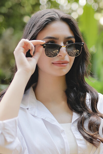 URZGLASSES نظارات شمسية نسائية مع حماية من الأشعة فوق البنفسجية UV400 وإطار ذ...