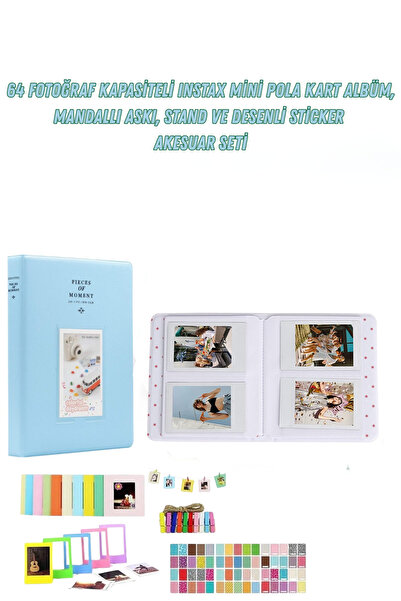 Trendfone Instax Mini Serisi Albüm-64 Fotoğraf Kapasiteli