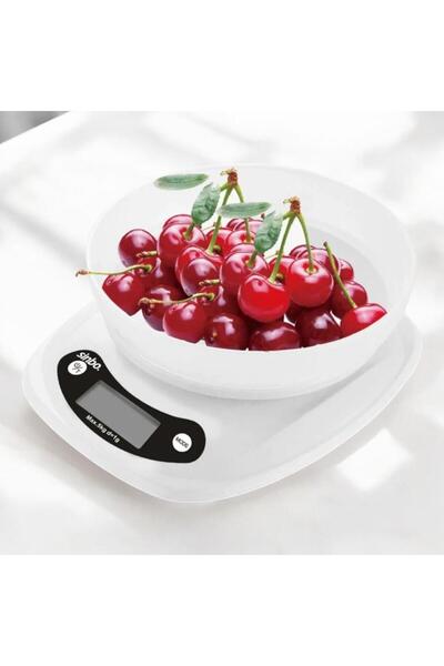 Sinbo SKS-4525 Mutfak Tartısı - Beyaz / 5 kg Mutfak Terazisi