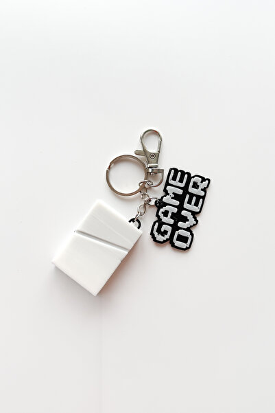 sin istanbul Gamer Silver Chain Keychain, Bag Ornament