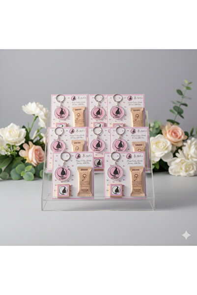 ORGANİZASYON HEDİYEM 50 قطعة من سلسلة مفاتيح بليكسي مع بطاقات، هدية يوم المرأ...