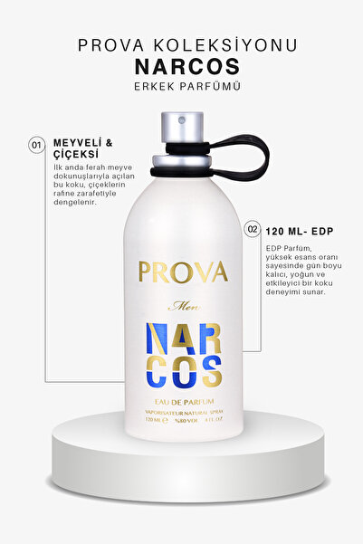 prova Narcos Edp Çiçeksi Meyveli Erkek Parfüm 120 ml