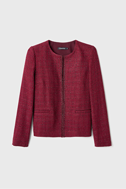 Naramaxx Bordo Tüvit Ceket
