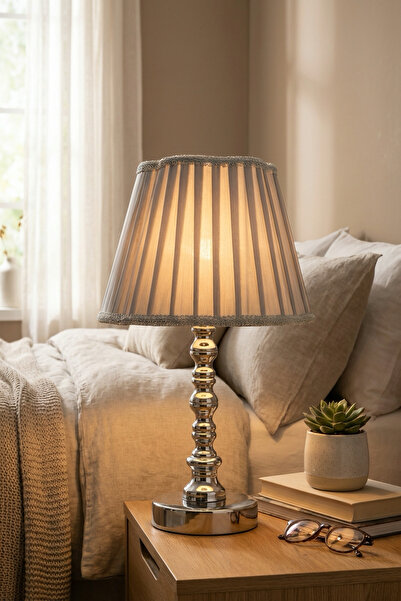 AbajurAksesuar Köln Gümüş Abajur