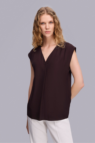 Naramaxx 2141-2 BLUZ KAHVE