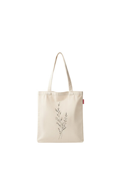 Baghashtag Bez Çanta Tek Dal Çiçek Baskılı