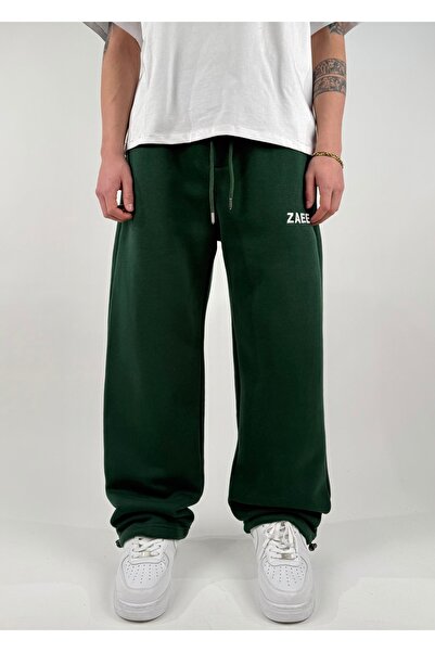 zaee Pantaloni de trening premium ajustabili, brodați de iarnă