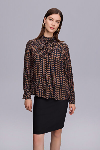 Naramaxx 2343 BLUZ MONOGRAM DESEN