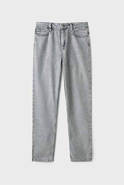 Naramaxx Gri Varaklı Denim Pantolon