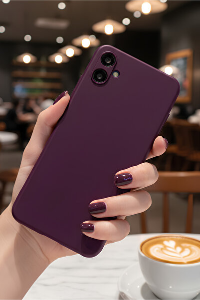 Hatreds Galaxy A06 İçin Uyumlu İçi Kadife Sıvı Silikon Kılıf