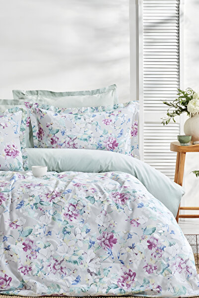 İQON Одномісний комплект постільної білизни з гумкою - DORADO GRİ