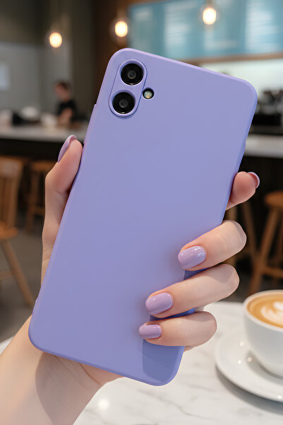 Hatreds Galaxy A06 İçin Uyumlu İçi Kadife Sıvı Silikon Kılıf