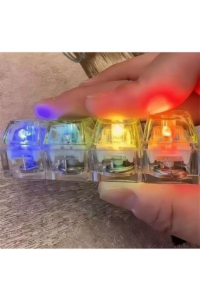 NB market Işıklı klavye , stress giderici ses çıkaran ışıklı tuş takımı anaht...