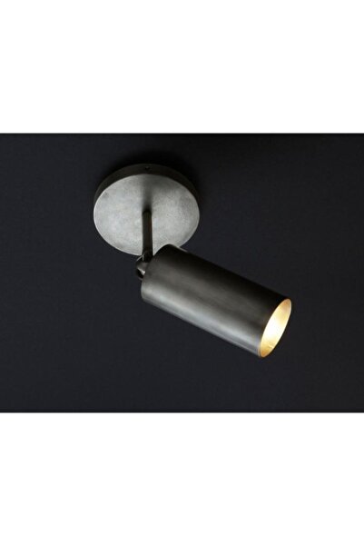 demet habek mylights مصباح LED مثبت على الحائط ونجفة بإضاءة LED رمادية اللون