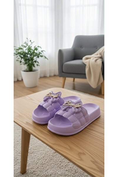 Hızlı Al Mekan đon papuče sa mašnom. Papuče pogodne za plažu, bazen, baštu i ...