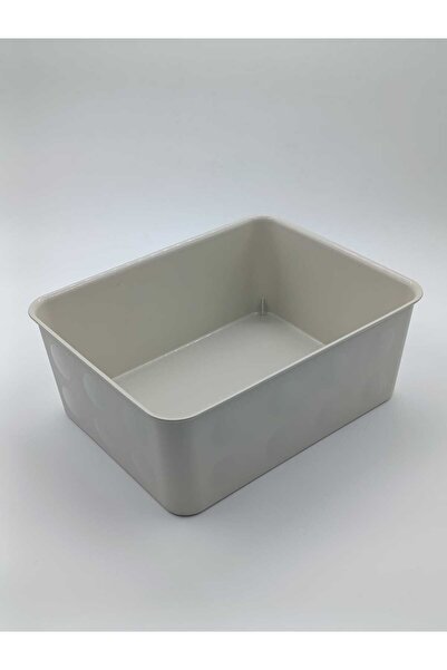 IKEA Nojıg بيج 20x25x10 سم صندوق منظم منظم صندوق تخزين درج سطح المكتب