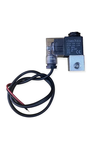 BH Sessiz Kompresör Pnömatik Valf Ventil 1/8 - 2/2 BY N. A. 12V/24V/110V/220V
