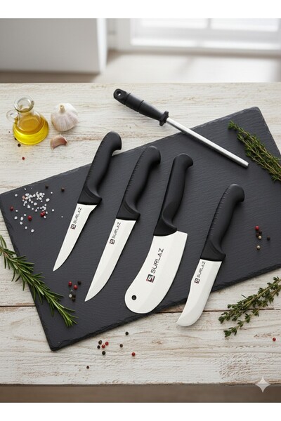 SürLaz Sürmene 5 Parça Bıçak Seti Pro Şef Seri