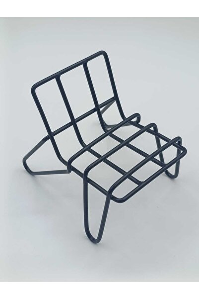 IKEA Krubbet Black Sofa Shaped Steel Phone Tablet Stand Holder