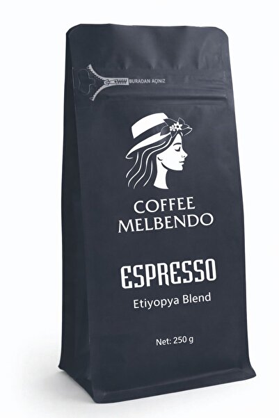 Melbendo Coffee Espresso Çekirdek Kahve Etiyopya Blend 250.gr
