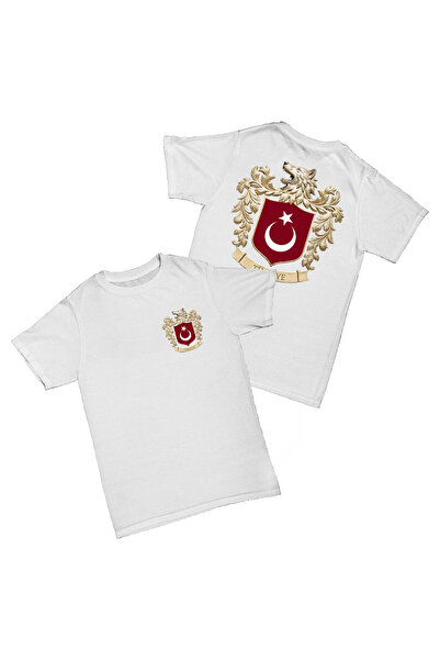 l'eivor Μπλουζάκι Unisex Σύμβολο Τουρκίας Bozkurt - ΠΙΣΩ Τυπωμένο