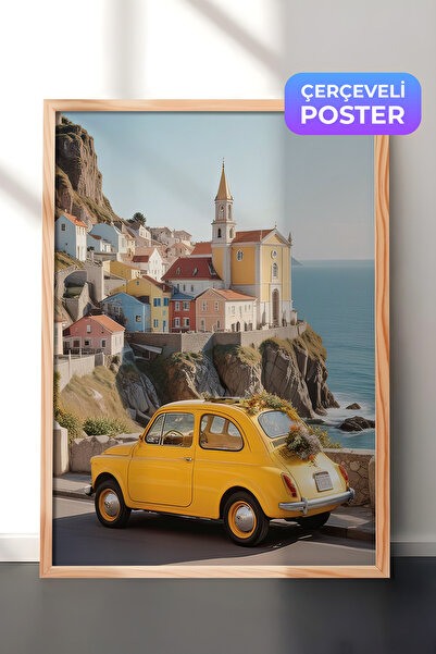 Postifull Amalfi avantura uokvirena slika, drveni okvir i poster, zidna slika...