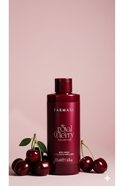 Farmasi ROYAL CHERRY VÜCUT ŞAMPUANI & DUŞ JELİ 225 ML KİRAZ ÇİÇEĞİ KOKULU