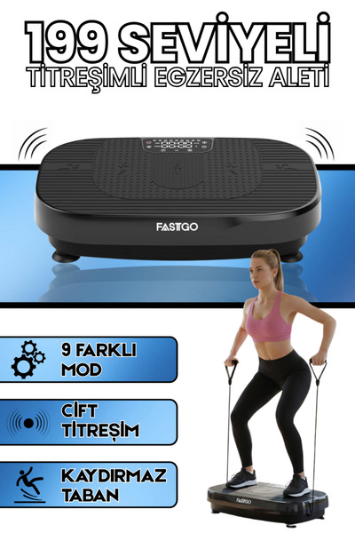 FASTGO Titreşimli Egzersiz Aleti Tüm Vücut Egzersizi Kilo Kaybı için Egzersiz...