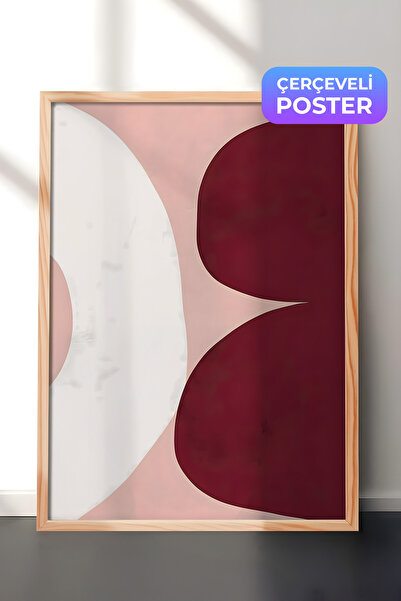 Postifull Slika u drvenom okviru, set postera i okvira, asimetrični oblici, s...