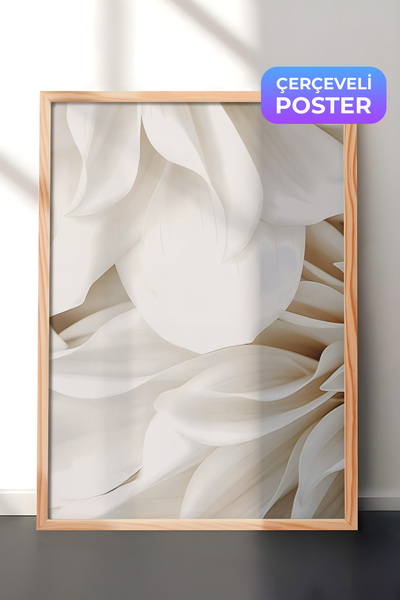 Postifull Slika u ramu Dahlia Dream, drveni okvir i poster, vertikalna zidna ...