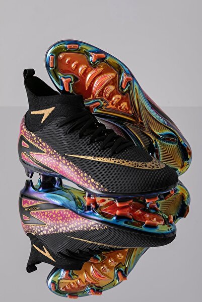 Golder Erkek Halı Saha Kramponu İthal Taban, Çim Saha, Yarım Çoraplı, Ergonom...