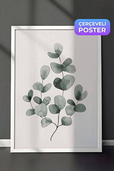 Postifull Eucalyptus No1 Poster, Çerçevesiz Duvar Posteri, Dikey Duvar Tablos...