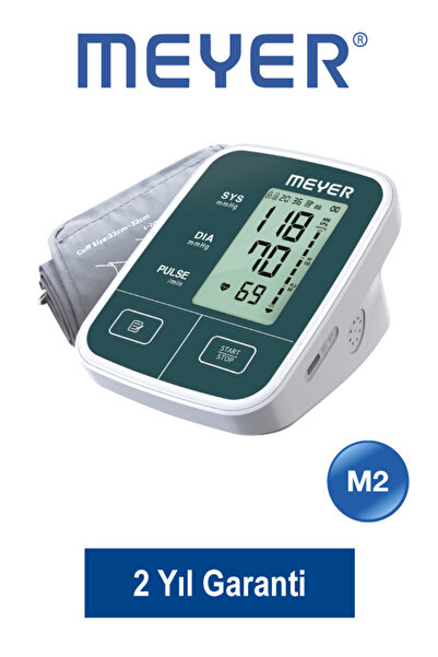 Meyer M2 Talky Üst Koldan Ölçer Konuşan Dijital Tansiyon Aleti (TÜRKÇE KONUŞM...