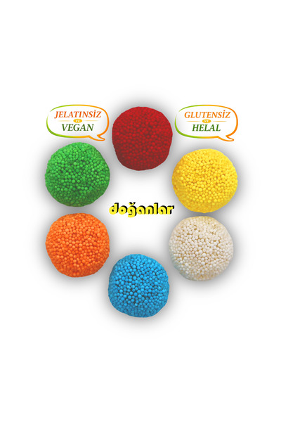 DOĞANLAR GIDA Kaskaslı YUVARLAK Jöle ŞEKERLEME JELATİNSİZ -DOĞAL-HELAL-VEGAN ...