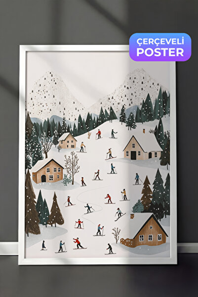 Postifull Slika u belom okviru, umetnički dizajn zidne slike, serija za novog...