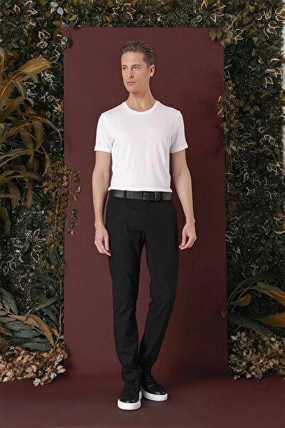Efor P 1141 Slim Fit Siyah Klasik Pantolon