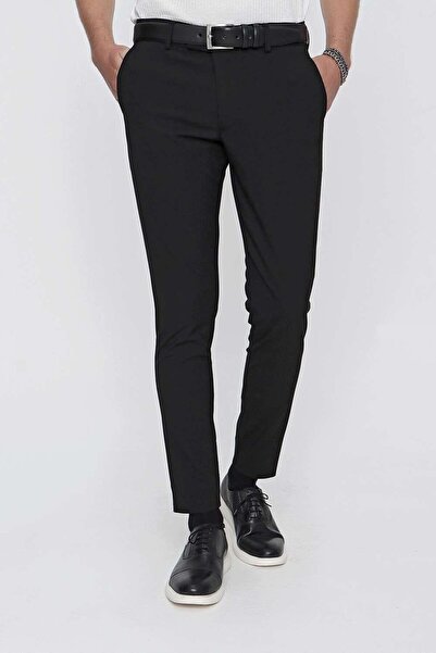 Efor P 1102 Slim Fit Siyah Spor Pantolon