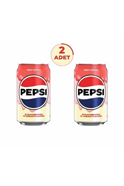 Pepsi Strawberries 'n Cream Flavour Zero Sugar - Karışık Aromalı Şekersiz Tat...