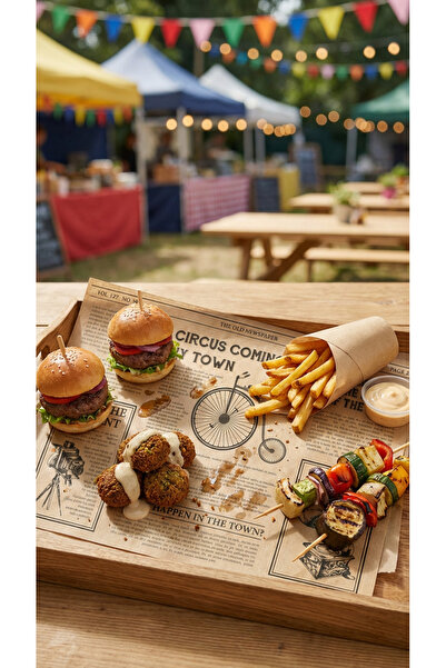 AkalBatu ورق تقديم وتقديم الطعام رقم 7 - 36 قطعة - ورق تقديم للاستخدام مرة واحدة