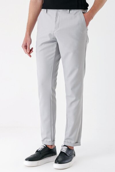 Efor Comfort Fit Yan Cep Beli Lastikli Esnek Pamuk Taş Jogger Pantolon P 1143