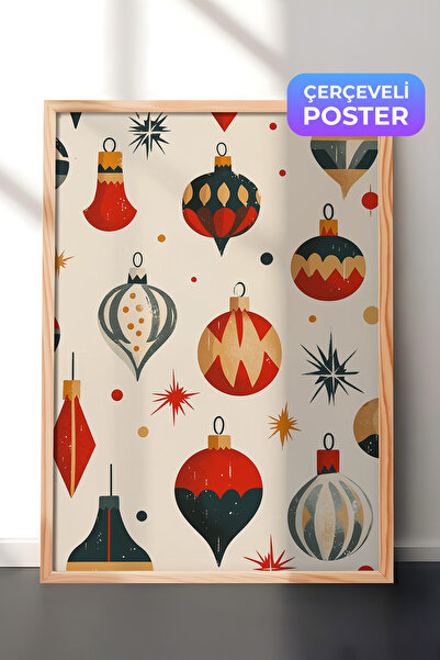 Postifull Slika u drvenom okviru, set postera i okvira, serija za novogodišnj...