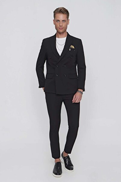 Efor P 1099 Slim Fit Siyah Spor Pantolon