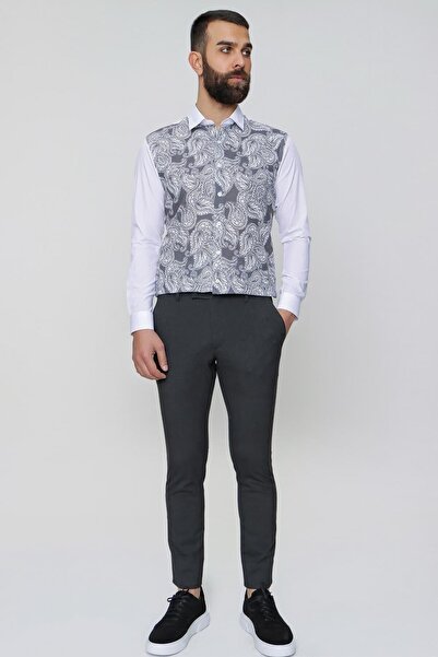 Efor P 1074 Slim Fit Antrasit Spor Pantolon