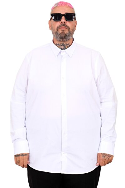 ModeXL Чоловіча сорочка великого розміру з еластичним матеріалом - Mode XL 20...